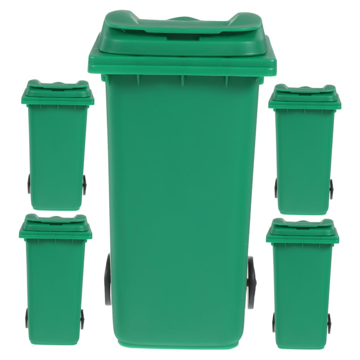 Poubelle de table compacte et multifonction rangement déchets vert