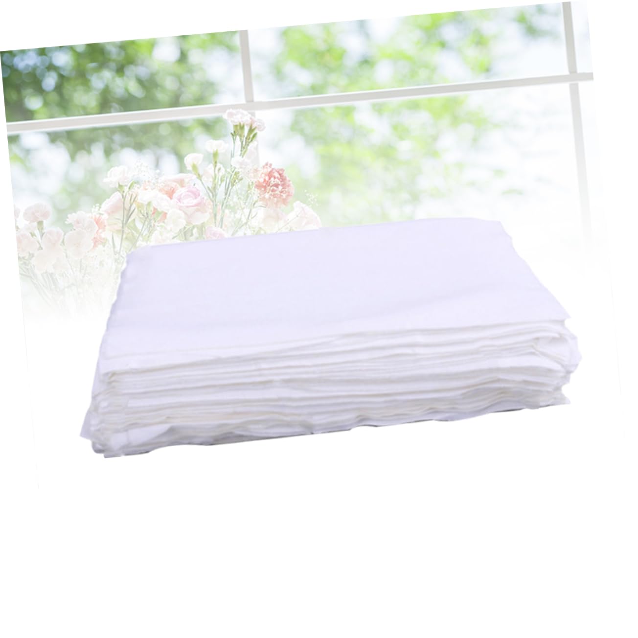 Mipcase Paño Antiestático de Poliéster Blanco para Limpieza de Superficies Delicadas y Electrónica, Paquete de 100 Piezas Absorbente Polvo