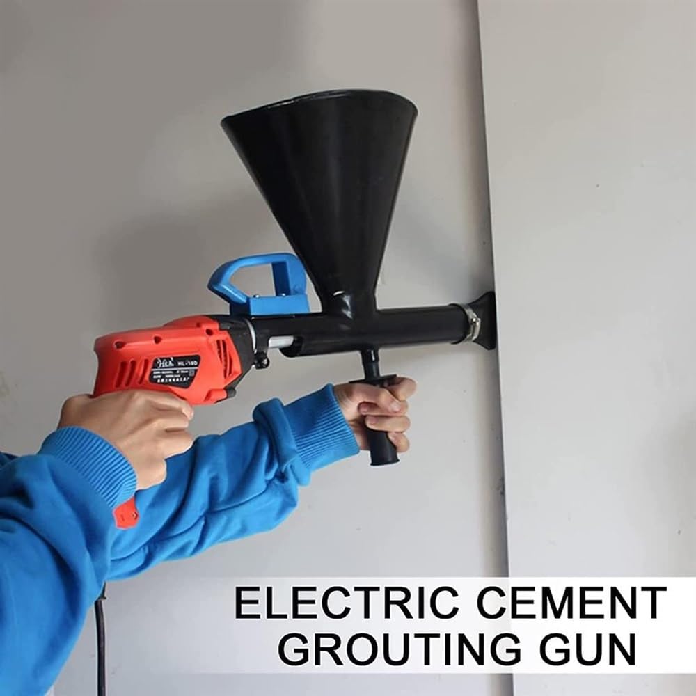 Elektryczny Pistolet Do Zaprawy, Pompa Do Zaprawy 650 W, Pompa Wysokociśnieniowa Do Zatrzymywania Przecieków, Do Naprawy Pęknięć W Betonie Na Dachu Domku Basenowego