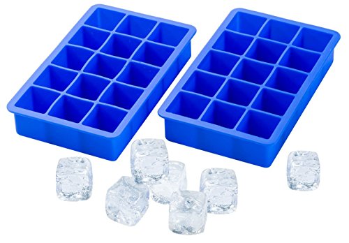 Molde de silicona para cubitos de hielo 15 cavidades 2 piezas miniatura 4
