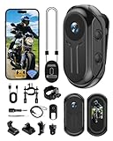 Zorvita Caméra Sport WiFi 2K Ultra HD, Mini Camera d'action avec Enregistrement Action Cam Grand Angle 120°, Caméra POV avec Écran Mains Libres pour Dashcam Moto, Camera Vlog