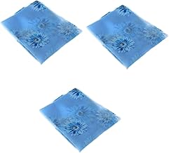 VOSAREA 3 Peças Cortinas Transparentes Persianas De Janela Guarnição De Janela Cortinas Transparentes Cortinas De Janela De Tule Janela Transparente Cortina De Janela Decorar Em Casa