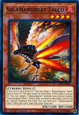Amazon.com: Yu-Gi-Oh! - Salamangreat Falco - SDSB-EN009 - Common - 1st  Edition