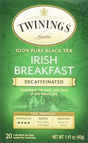 Twinings Classic Irish Breakfast Decaffeinated Tea, 20 Count - //coolthings.us