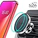 Blukar Support Téléphone Voiture, Porte Téléphone Voiture Magnétique Portable Support Smartphone Voiture Aimanté Grille d'Aération Rotation 360° Aimant Fort pour iPhone/Huawei/Galaxy/Sony/GPS