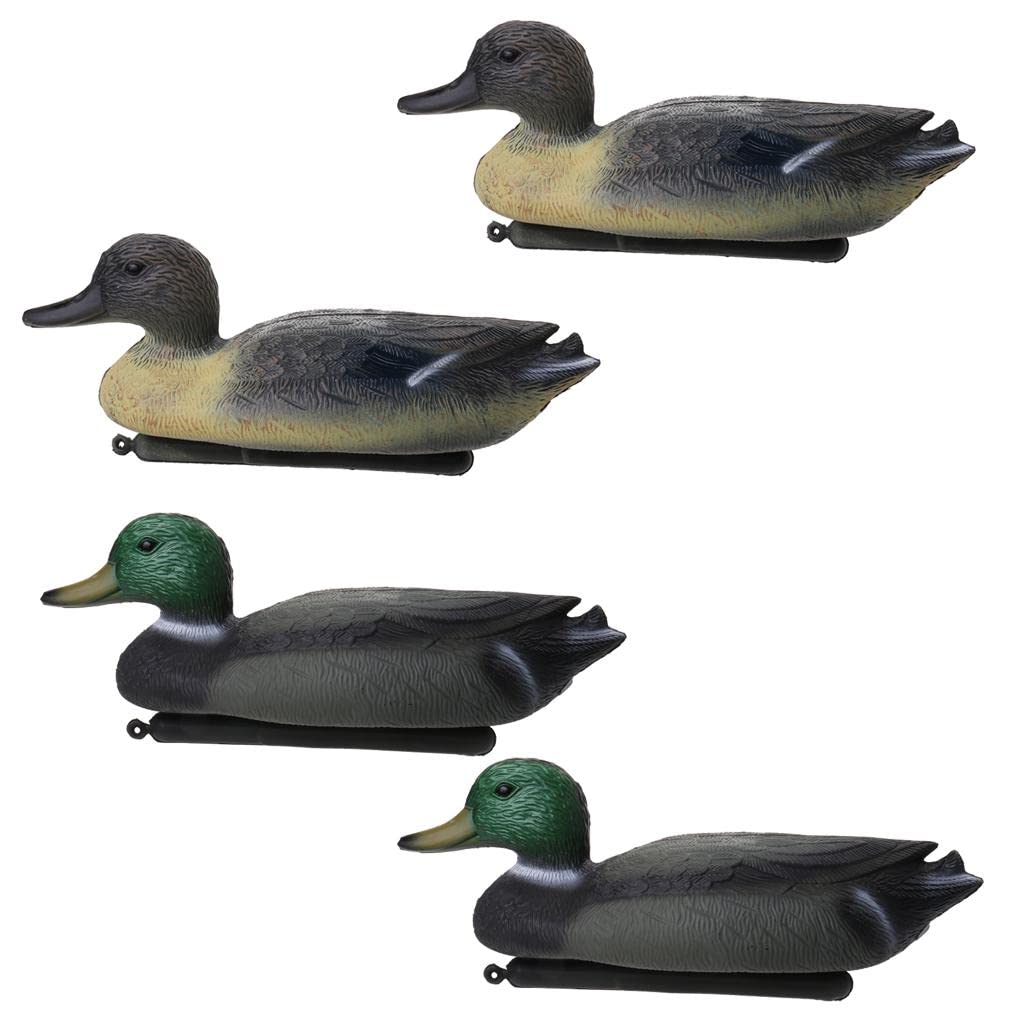 RNXRZANK 4 Pieces Duck Hunting, 3D Duck Hunting Decoy, Lifelike