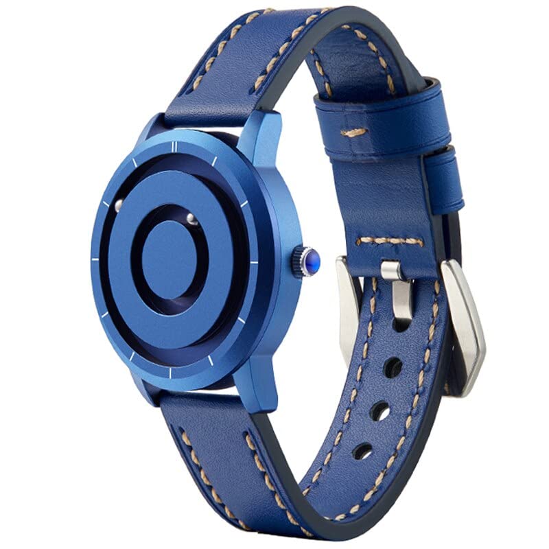 Orologio da uomo Orologio giallo nero cinturino in nylon moda cinturino magnetico magnete metallo multifunzionale orologio da uomo orologi al quarzo