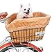ANZOME Fodera Cestino per Bicicletta Staccabile | Copertura Calda e Morbida del Cestino per Bici per Animali Domestici | Fodera Cestino da Bicicletta per Pet, Shopping, Outdoor(Cestino Non Incluso)