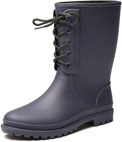 Amazon Estoni レディース レインブーツ ロング丈 長靴 レースアップ 編み上げ 雨靴 レインシューズ 完全防水 厚底 エナメル加工 ラバーブーツ 作業 洗車 園芸 ガーデニング Estoni レインシューズ Amazon Estoni レディース レインブーツ ロング丈 長靴 レースアップ 編み上げ 雨靴 レインシューズ 完全防水 厚底 エナメル加工 ラバーブーツ 作業 洗車 園芸 ガーデニング Estoni レインシューズ