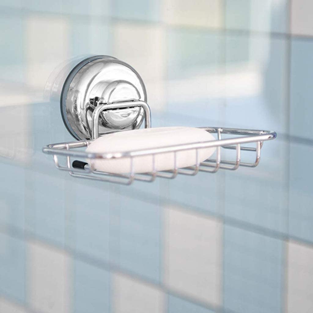 Jabonera de Viaje, jabonera de Pared con Ventosa de Acero Inoxidable, jabonera, desagüe, jabonera, baño, Cocina, jabonera