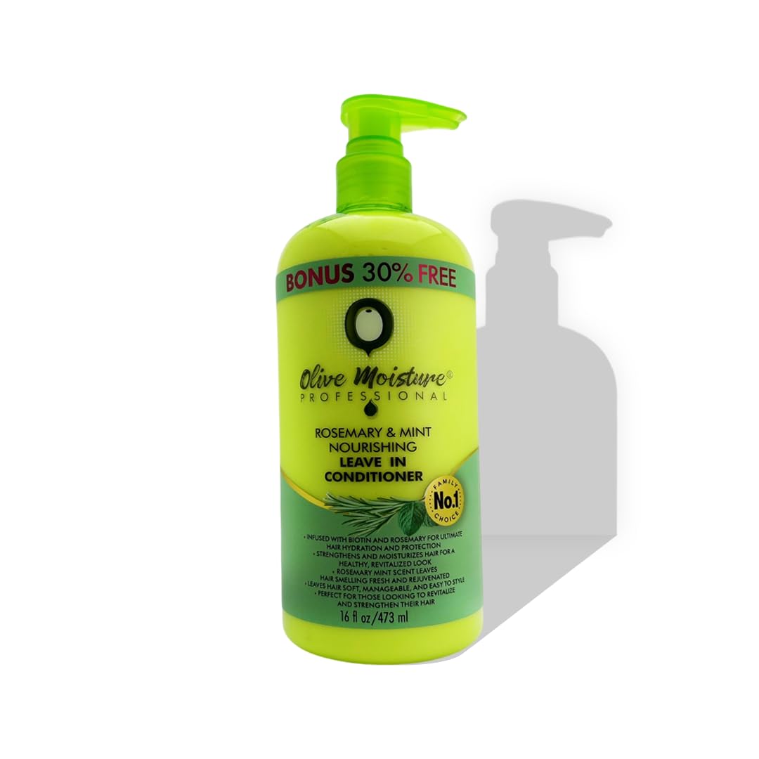 Olive Moisture Professional Rosemary and Mint Nourishing Leave-in Conditioner, 473 ml