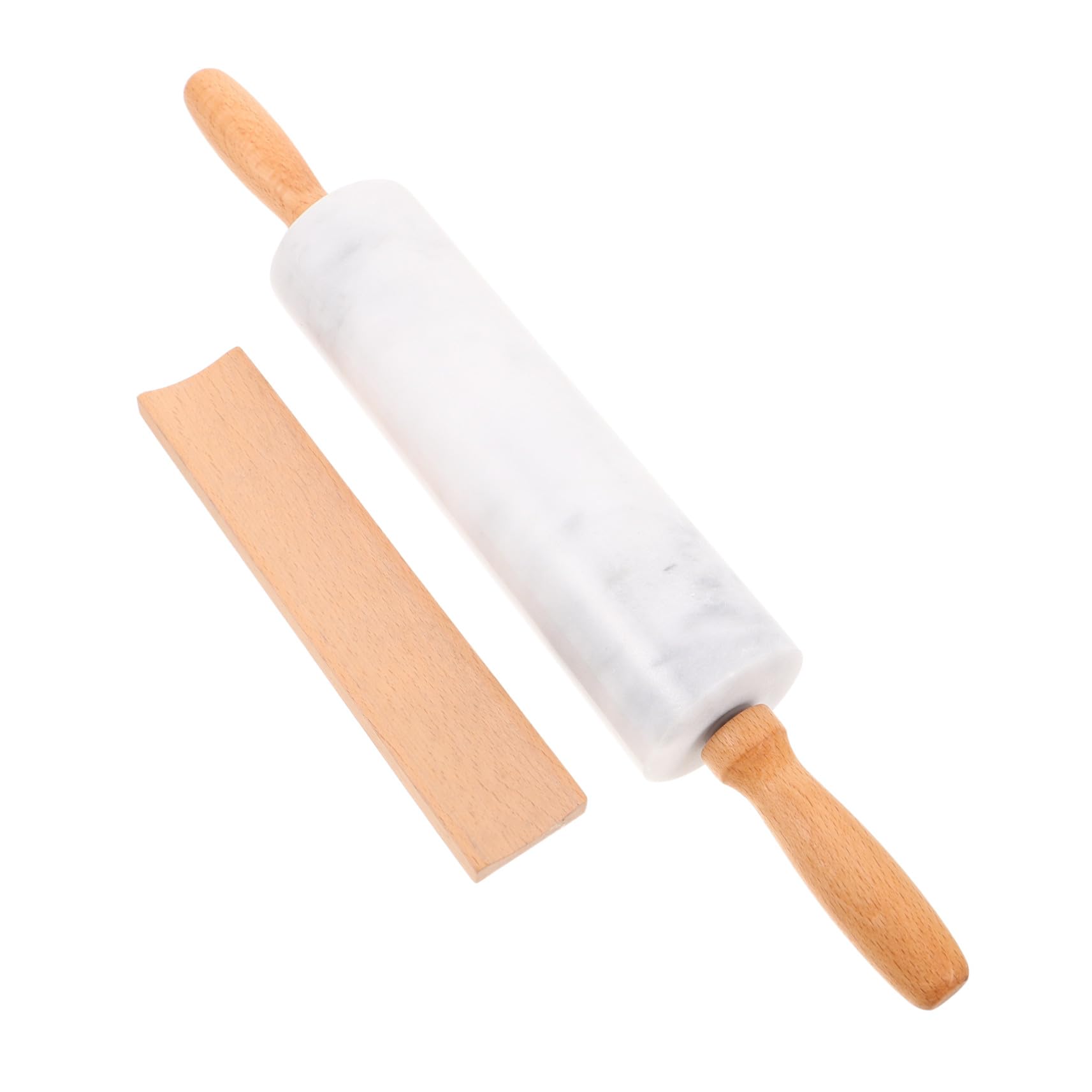 Veemoon 3 Piezas Rodillos de Mármol para Masa Rodillo de Cocina Antiadherente de Alimenticio Diseño Ergonómico para Pastelería Fondant Pizza y Pan Herramienta de Repostería para Hogar