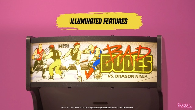 Amazon.com: Quarter Arcades Bad Dudes Vs. DragonNinja Mini Arcade