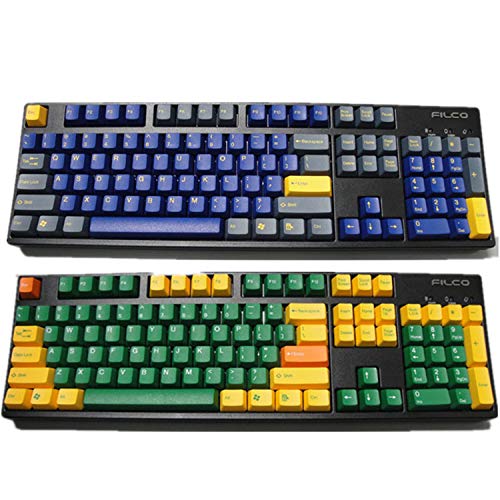 104 Keycaps Taihao Doubleshot Laser Carving US Layout Keyset OEM Profile for Cherry MX Gaming Mechanical Keyboard (NO.3)