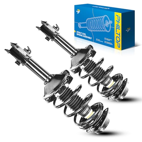 PHILTOP Front Struts Assembly for Subaru 2009-2013 Forester, 172678/172679 Complete Struts and Shocks Absorber Assembly,Quick Suspension Loaded Struts with Coil Spring