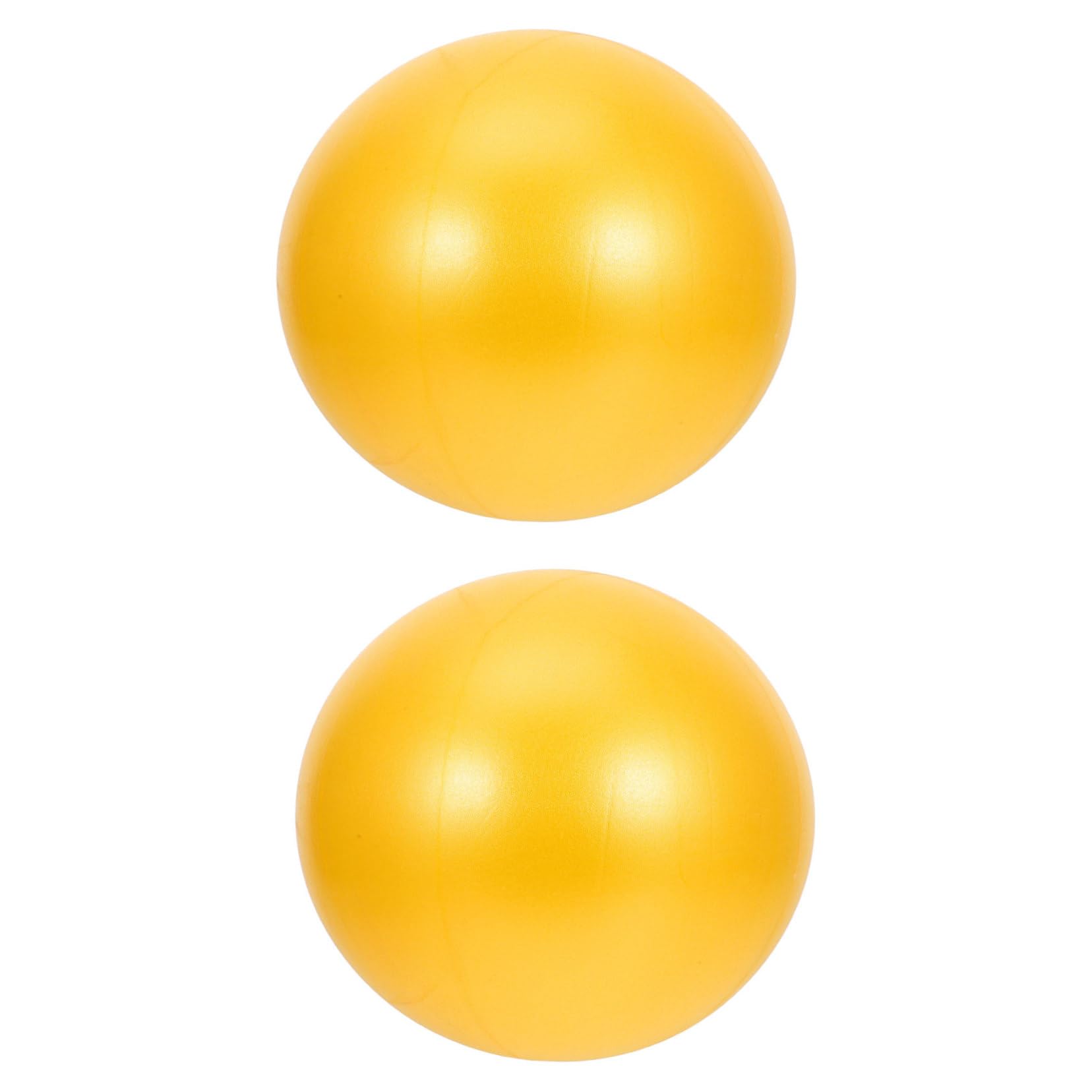 Milisten 2pcs Yoga Ball for Balance Training Core Strengthening and Toning for Yoga and Exercises Durable Burst Design for Home and Gym Use