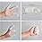 G2PLUS Disposable Finger Cots, 600pcs White Latex Rubber Finger Gloves, Rolled Edge Protective Covers for Nail Art, Lab Use, Crafting