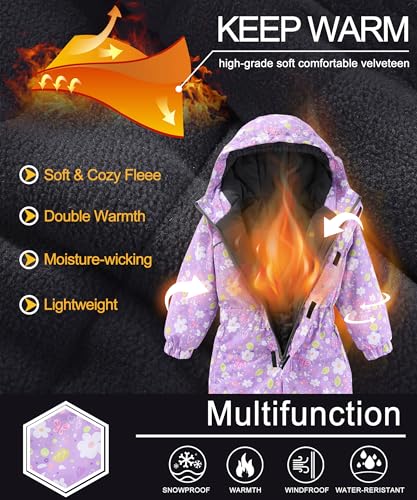 Image of M2C Boys Girls One Piece Snowsuit Winter Warm Ski Coveralls
