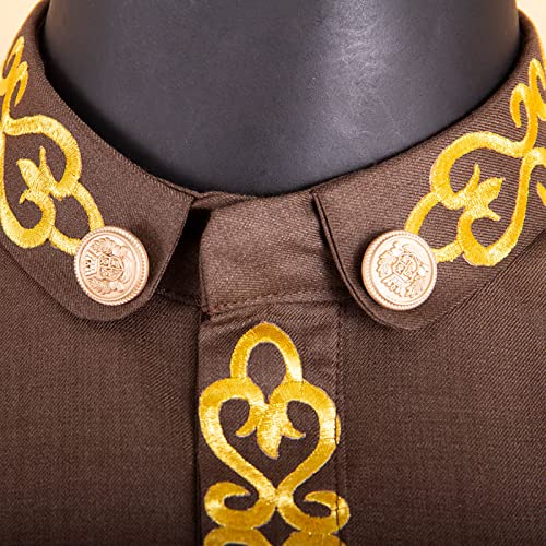 African Clothing for Men Embroidery Shirts and Pants 2 Piece Set Dashiki Clothes Plus Size Kaftan Wedding Robes3