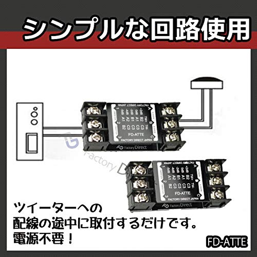 Amazon.co.jp: ファクトリーダイレクト アッテネータ FD-ATTE