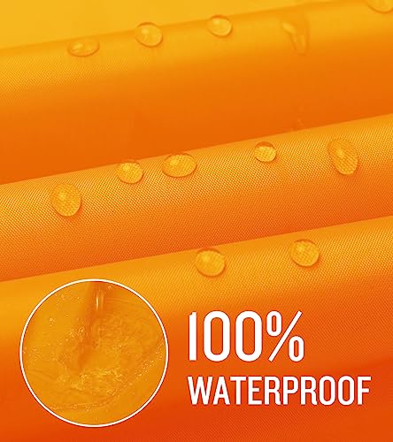 Image of SaphiRose Lightweight Kids Rain Poncho Jacket Waterproof Outwear Rain Coat