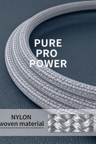 Image of USB Type C Nylon Braided Fast Charging & Data Cable Compatible with iPhone 15 /16 /Samsung Galaxy S22 /S23 /S24 /S25 /FE /Plus /Ultra /Google /Motorola /Oppo /Vivo- 180 Days Warranty
