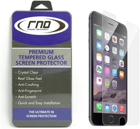 RND Apple iPhone 6 Plus and 6S Plus Premium Tempered Glass Screen Protector (5.5 inch, .33mm thick, 9H)