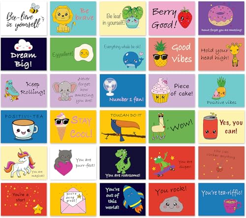 Stuff4 Fun A6 Affirmation Postcard Pack for Children Teens & Students