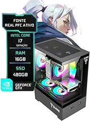 Pc Gamer Cpu Intel I7 3.4ghz 3770 Ssd 480gb Memoria Ram 16gb Fonte 500W