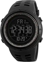 Relógio Masculino Esportivo Digital à Prova D'água Preto 1251