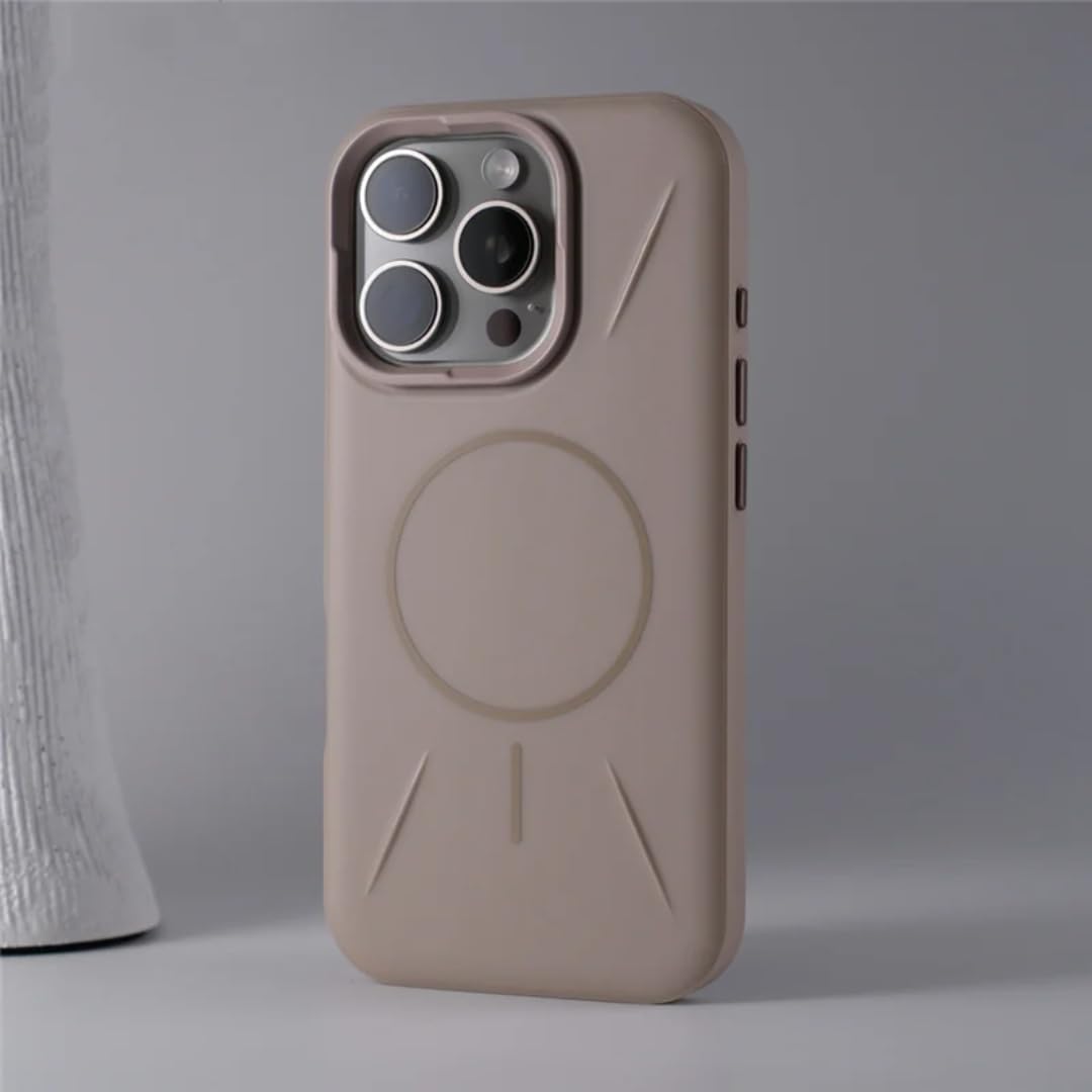 Coque iPhone 16 Pro Max magnétique antichoc de protection rigide or - 7
