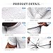 MANTORS Men's 2 Piece All White Outfits Summer Beach Button Down Shirt and Shorts Sets Crewneck XL