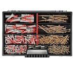 Befestigungstechnik Gramsch – Fischer DuoPower Dübel Set mit Torx Schrauben und Bits, XXL 