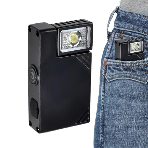 Torcia Da Lavoro Portatile - Luce Magnetica Rotativa Ricaricabile | Attrezzature Da Esterno Portatile - Per Campeggio Escursionismo Esplorazione Lavori Di Riparazione Manutenzione Emergenze Familiari