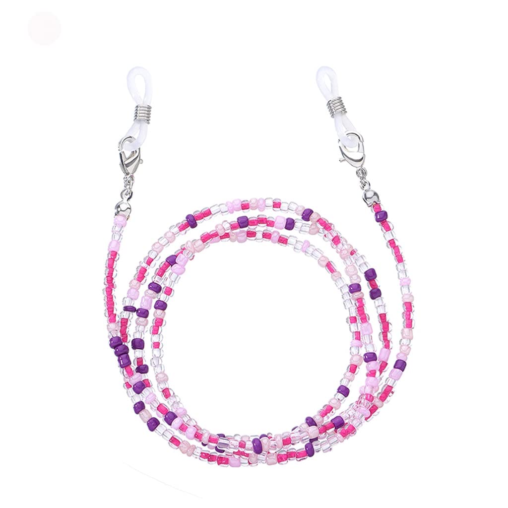 Boho Accrocher Chaînes Titulaire for Filles Garçons Perlé Coloré Collier Lunettes Cordon Lanière Enfants Étudiant Cou Corde Sangle(H)