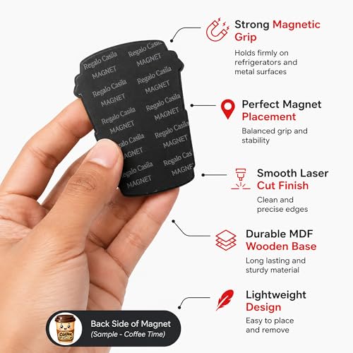 Image of Regalo Casila Cute Fridge Magnets Set of 10 Cartoon Food Magnets for Refrigerator Kitchen Decor Strong Magnetic PVC Fridge Stickers for Kids Home Office Gift Decorative Magnets