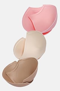 Amour Secret Women's Polyester Full Cup Enhancer Foam Bra Insert Pad RK001 (Pack of 3 Pair) Price In India