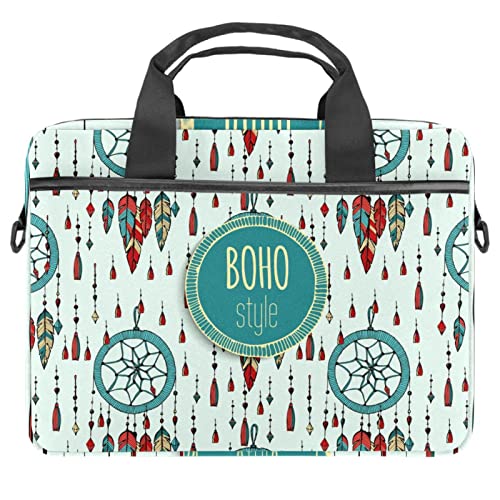 Housse d'ordinateur portable 13 à 14.5 pouces de qualité sacoche bandoulière bohème