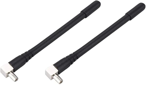 Socobeta 2PCS Antenna Booster 4G LTE 5dBi Antenna Booster Portable TS9 Antenna Booster Connettore
