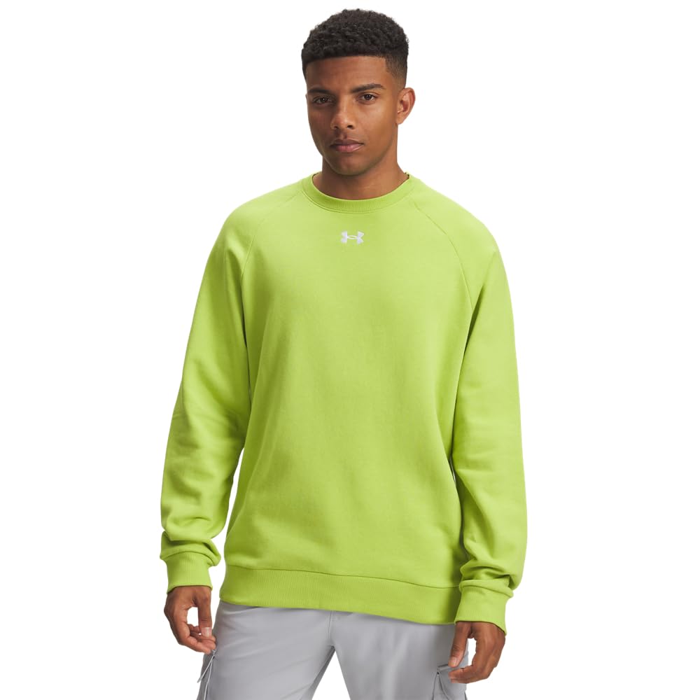 Under Armour Rival Fleece Crew, Comfortable & Breathable Long Sleeve Fleece, Men's Pullover Made With Fast-Drying Fabric Men — view 36