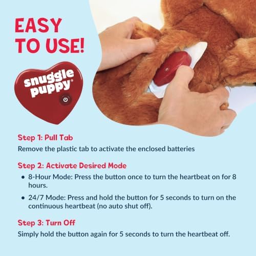 Snuggle Puppy Essentials Starter Kit, Heartbeat Toy & Blanket - Biscuit — 사진 4