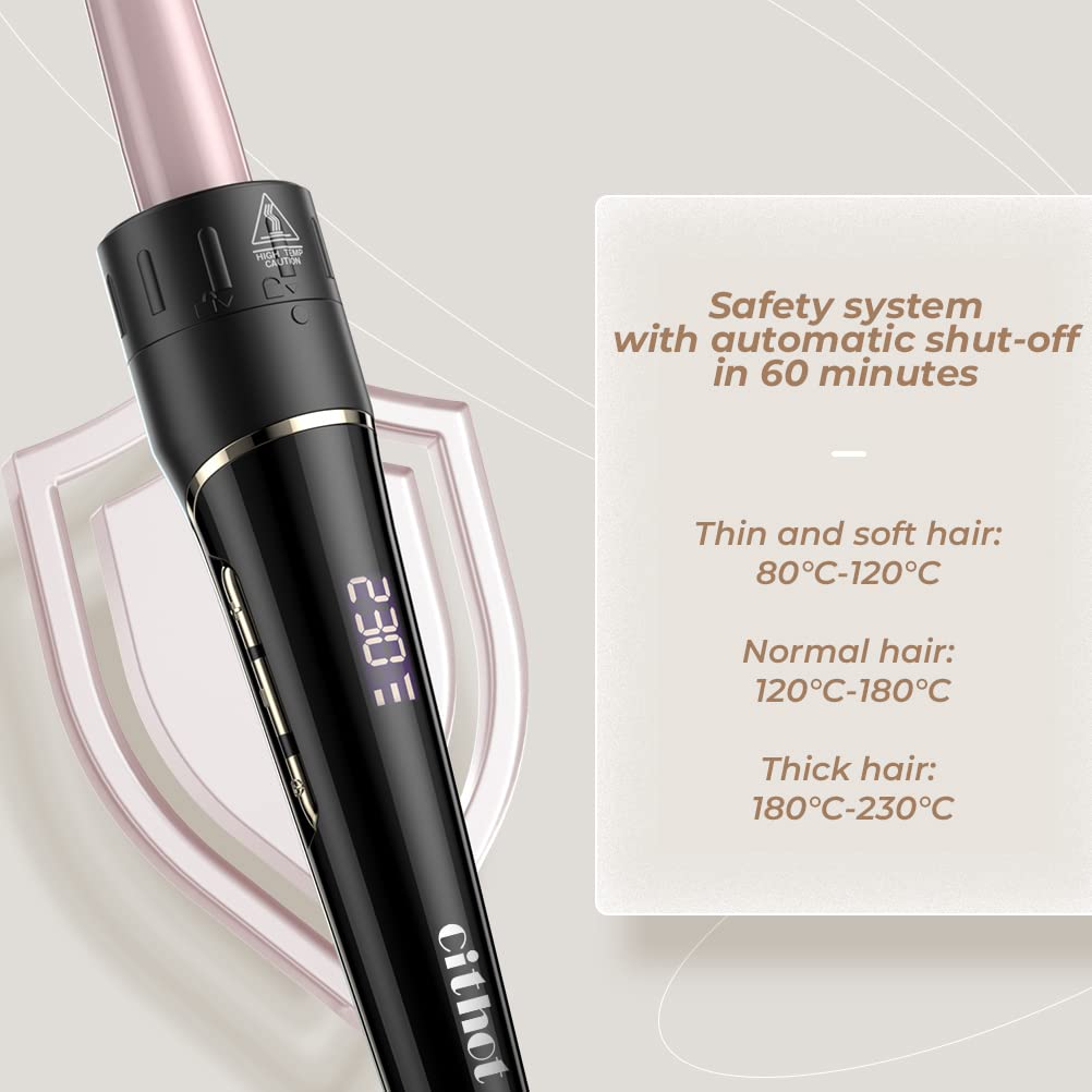 Curling iron 5-in-1 for large and small curls, 9-32 mm, with