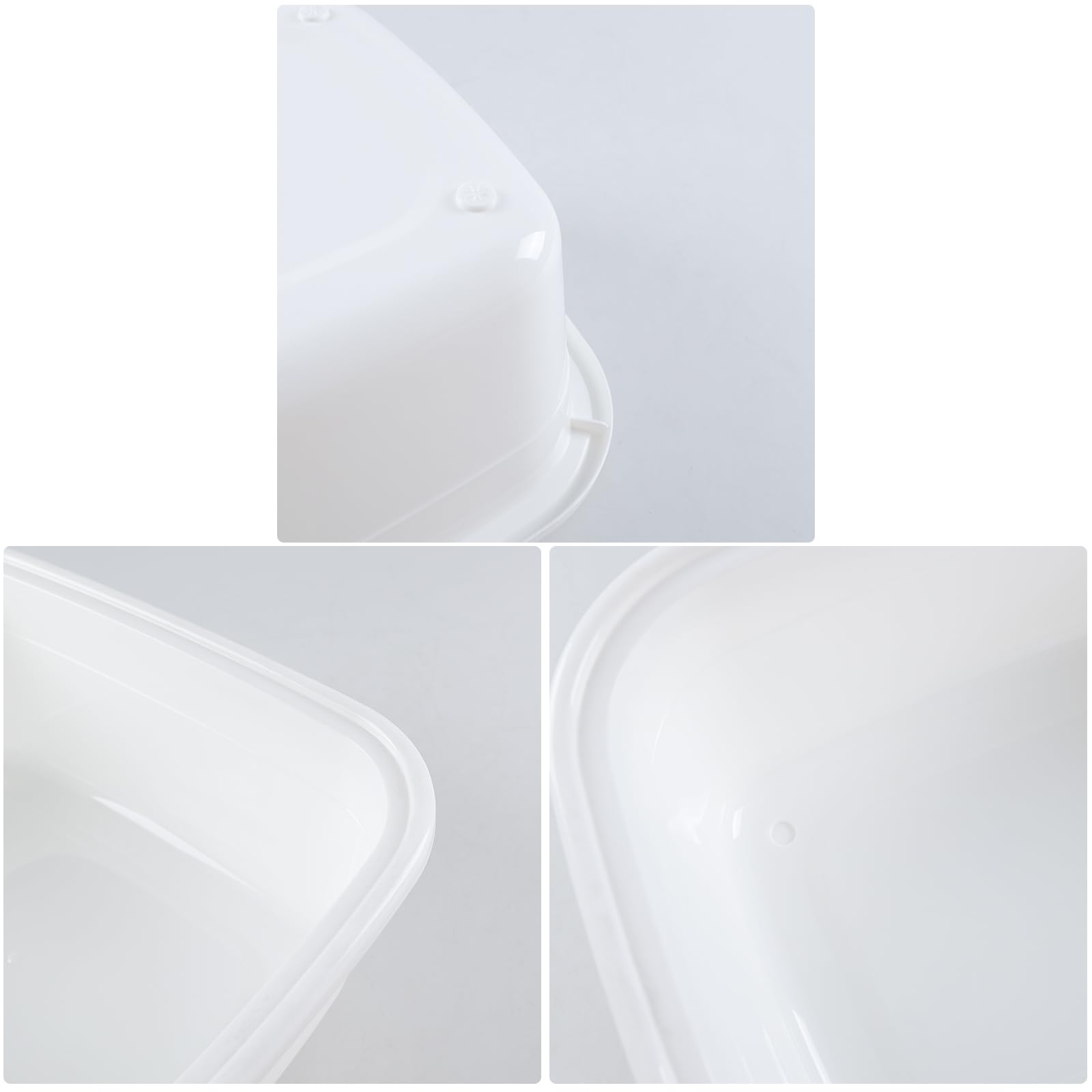Grand plat de 18 litres, lavabo, fournitures de nettoyage pour lavage, nettoyage, trempage des pieds, lavage de la vaisselle