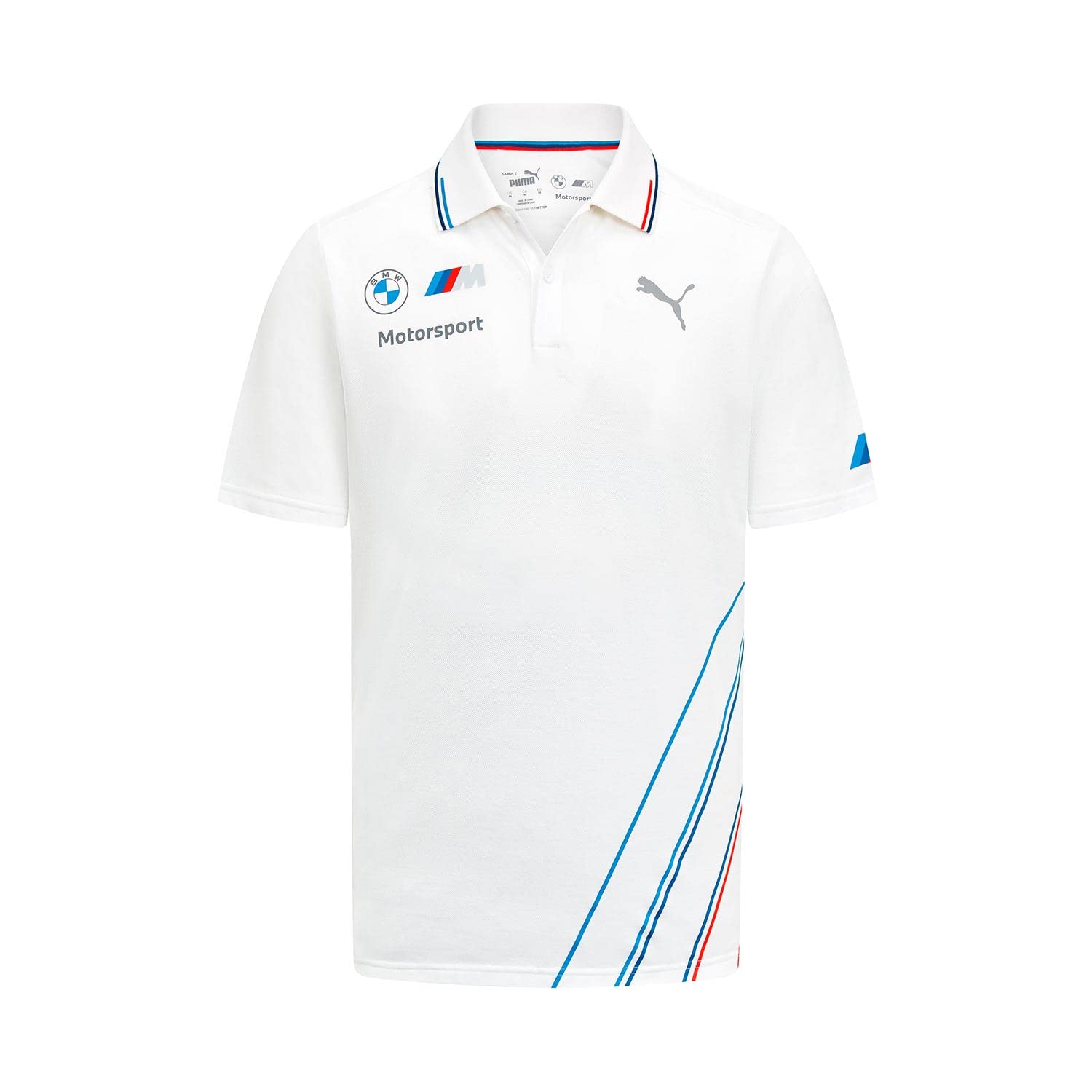 PUMA BMW Motorsport Racing Team Official Formula Polo Shirt, white, XXL