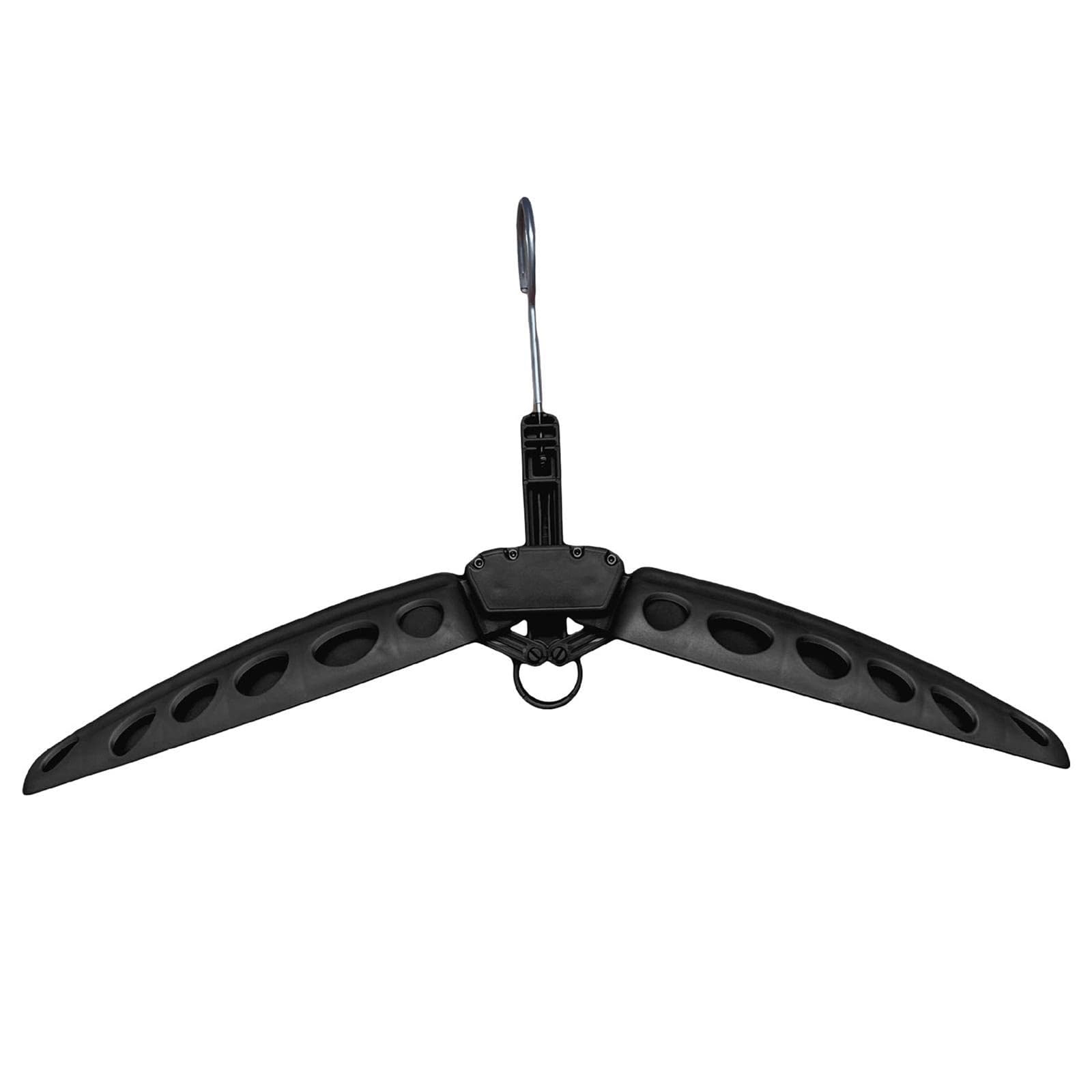 Perchas, Percha Neopreno ABS Calado Plegable Multicolor(Nero)