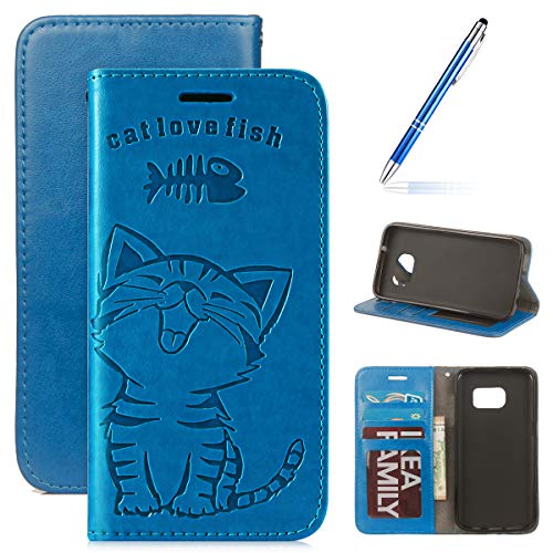 Robinsoni Case Compatible with Samsung Galaxy S7 Phone Case Wallet Galaxy S7 Leather PU Cover Shockproof Kickstand Case Flip Note Book Style Phone Cover Heavy Duty Case Hard Case Heavy Duty Case Cat