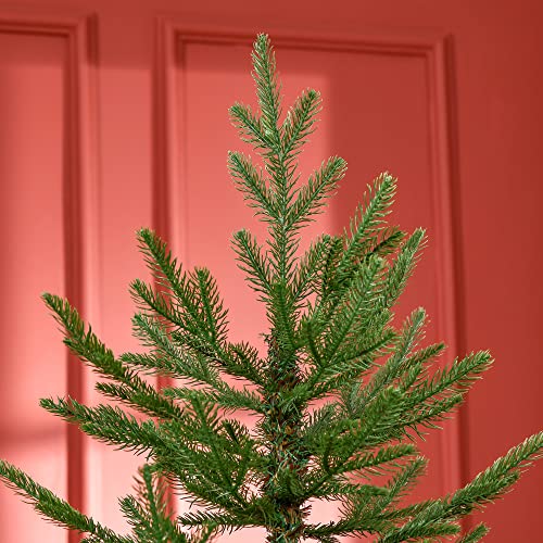 Homcom CA830-577V00GN0231 6 Foot Artificial Christmas Tree, Pine Hinged Xmas Tree With 795 Realistic Branches, Steel Base, Auto Open thumb #7