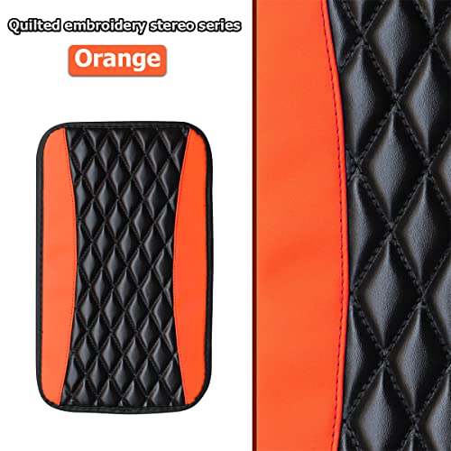 image for Moly Magnolia Car Center Console Cushion Pad, Universal Leather Waterp