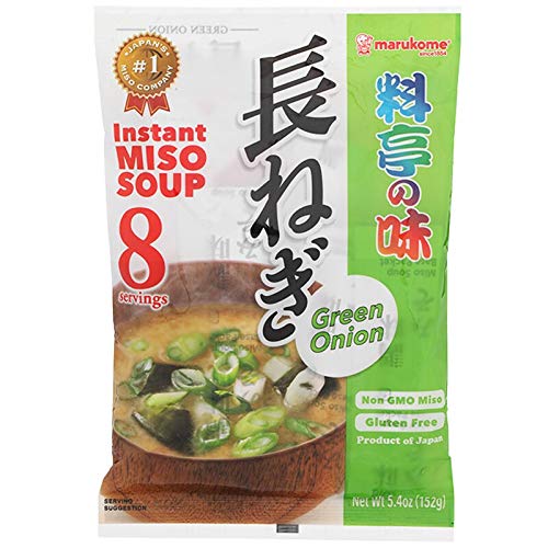 Marukome, Sopa Miso Instantánea, Cebolla Verde, 152 g