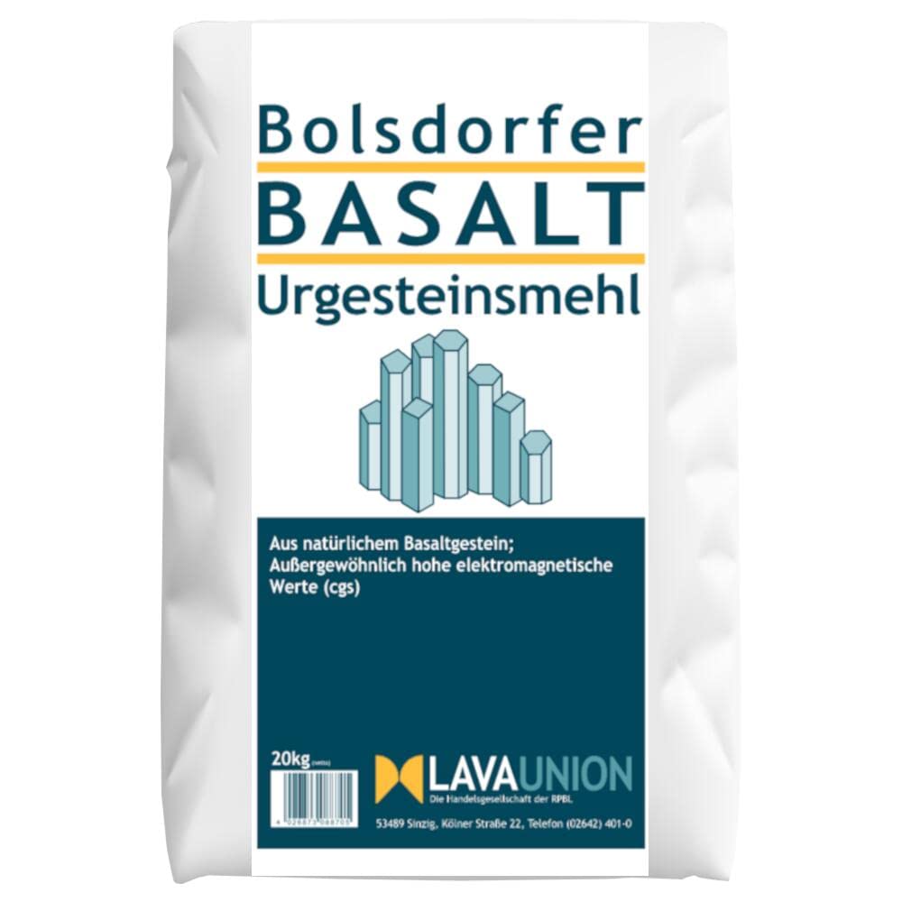 Bolsdorfer BASALT Urgesteinsmehl 20kg Bodenaktivator